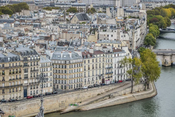 Paris Franciaország Október 2018 Légi Felvétel Párizsi Jellegzetes Épületek Párizs — Stock Fotó