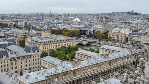 Paris Franciaország Október 2018 Légi Felvétel Párizsi Jellegzetes Épületek Párizs — Stock Fotó