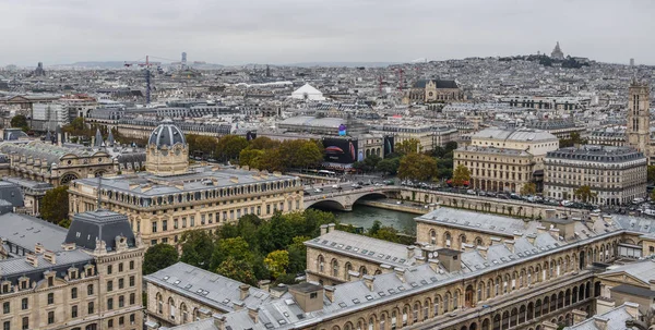 Paris Franciaország Október 2018 Légi Felvétel Párizsi Jellegzetes Épületek Párizs — Stock Fotó