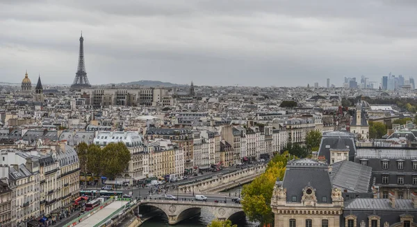 Paris Franciaország Október 2018 Légi Felvétel Párizsi Jellegzetes Épületek Párizs — Stock Fotó