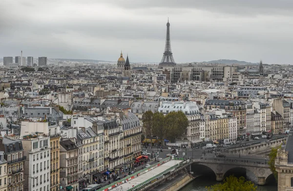 Paris Franciaország Október 2018 Légi Felvétel Párizsi Jellegzetes Épületek Párizs — Stock Fotó