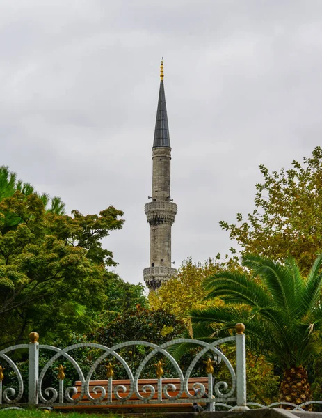 Teil Der Sultan Ahmed Moschee Istanbul Türkei Die Moschee Wurde — Stockfoto