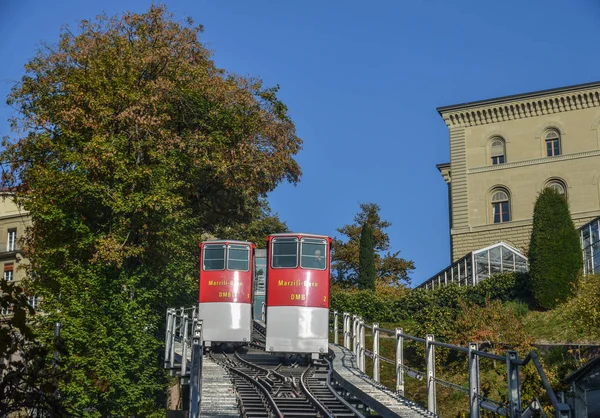 Bern Schweiz Okt 2018 Marzili Bahn Seilbahn Bern Schweiz Die — Stockfoto