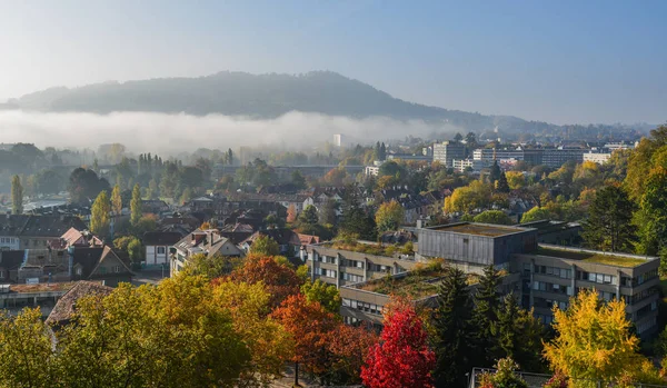 Bern Sviçre Ortaçağ Şehrin Havadan Görünümü Bern Tarihi Eski Şehir — Stok fotoğraf