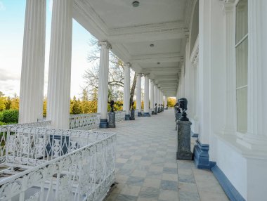 St Petersburg, Rusya - 7 Ekim 2016. Catherine Saint Petersburg, Rusya Federasyonu sarayda parçası. Tsarskoye Selo kasaba bulunan Rokoko Saray Saray gibi.