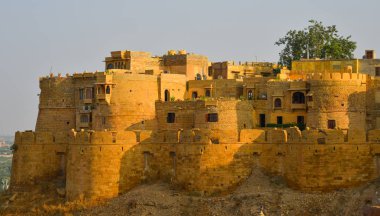 Antik Jaisalmer Fort Rajasthan, Hindistan. Jaisalmer Fort olduğunu ikinci Rajasthan, en eski kale inşa 1156 reklam.