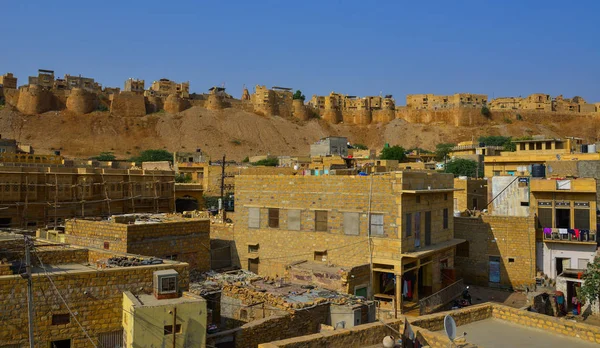 Jaisalmer India Novembre 2017 Edifici Jaisalmer Fort Jaisalmer Centro Commerciale — Foto Stock