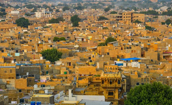 Jaisalmer Indien Nov 2017 Luftaufnahme Von Jaisalmer Indien Jaisalmer Ist — Stockfoto