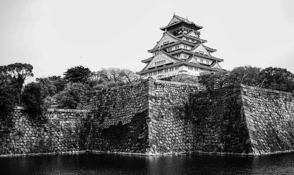 Pohled Hradu Osaka Osaka Hrad Jednou Nejznámějších Památek Japonska — Stock fotografie