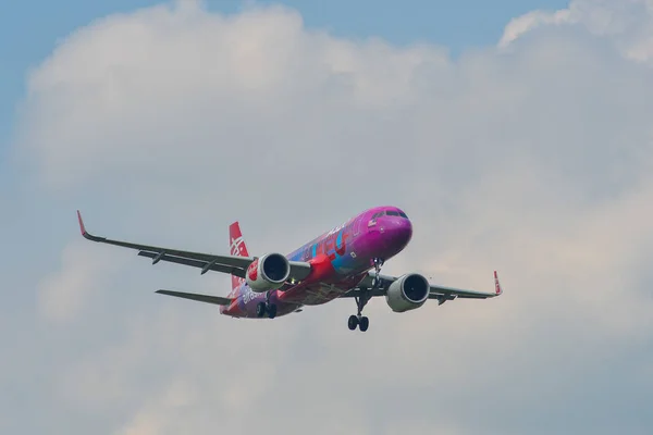 Kuala Lumpur Malaysia Mei 2018 Sebuah Pesawat Airbus A320 Airasia — Stok Foto