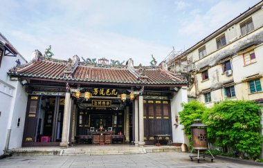 George Town, Malezya - 21 Ağustos 2014. George Town, Malezya Çin tapınakta. George Town Malezya en popüler turistik yerlerinden biridir.