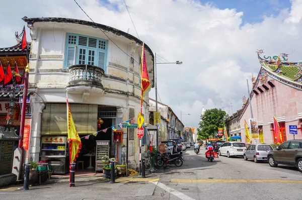 ジョージタウン マレーシア 2016 ジョージタウン マレーシアの町並 1786 年に設立され 町は東南アジアの最初のイギリスの解決 — ストック写真