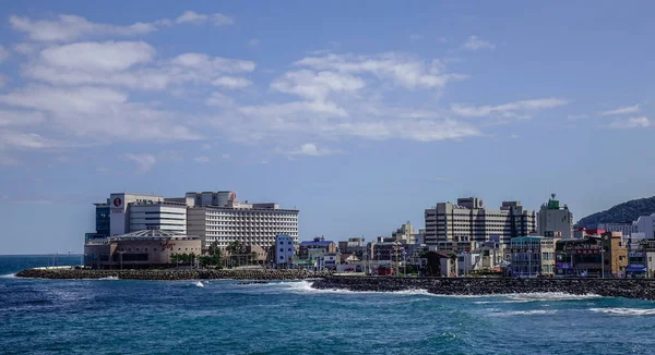 Jeju South Korea Sep 2016 Cityscape Beautiful Sea Jeju Island — Stock Photo, Image