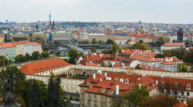 Eski Praha (Prague), Çek dili, havadan görünümü Prag Avrupa en büyüleyici, renkli ve güzel şehirlerinden biridir.