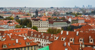 Eski Praha (Prague), Çek dili, havadan görünümü Prag Avrupa en büyüleyici, renkli ve güzel şehirlerinden biridir.