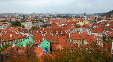 Eski Praha (Prague), Çek dili, havadan görünümü Prag Avrupa en büyüleyici, renkli ve güzel şehirlerinden biridir.