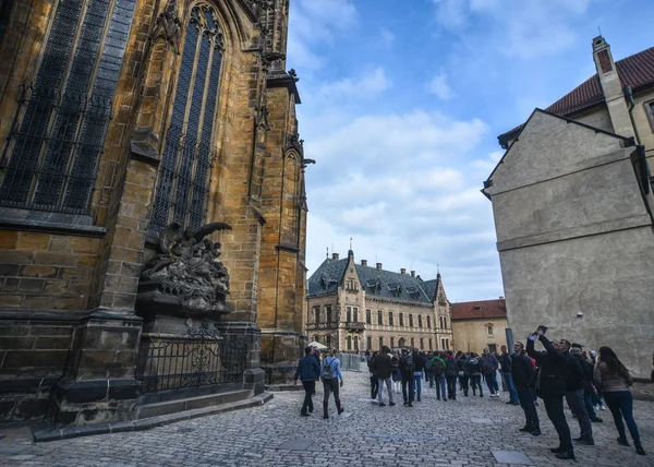 Prague Czech Oct 2018 Vitus Cathedral Prague Castle Complex Czech — Stock Photo, Image