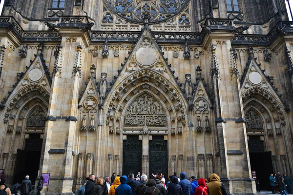 Prague Czech Oct 2018 Vitus Cathedral Prague Castle Complex Czech — Stock Photo, Image