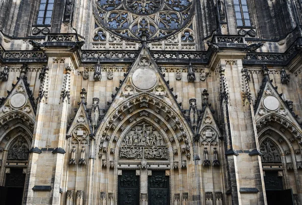 Vitus Cathedral Prague Castle Complex Czech Republic Church One Most — Stock Photo, Image