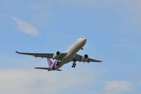 Bangkok Thaiföld Április 2018 Ban Leszálló Bangkok Suvarnabhumi Airport Bkk — Stock Fotó