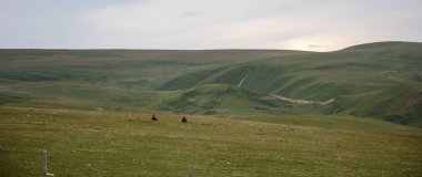 Dağ manzarası Garze Tibet Özerk Bölgesi, Sichuan, Çin.