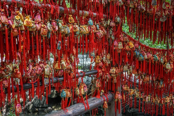 Chengdu Kina Aug 2016 Kinesiska Lucky Prydnadar Gatan Marknaden Jilin — Stockfoto