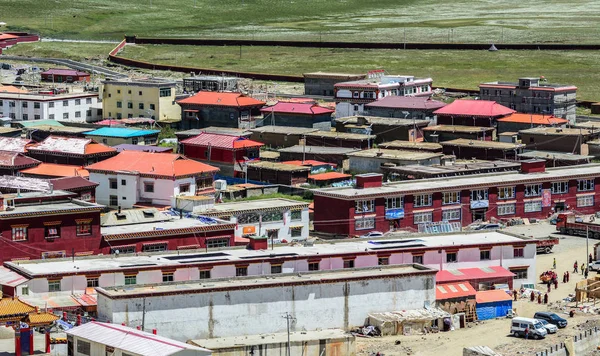 Sichuan China Aug 2016 Yarchen Gar Monastery Garze Tibetan Sichuan — Stock Photo, Image