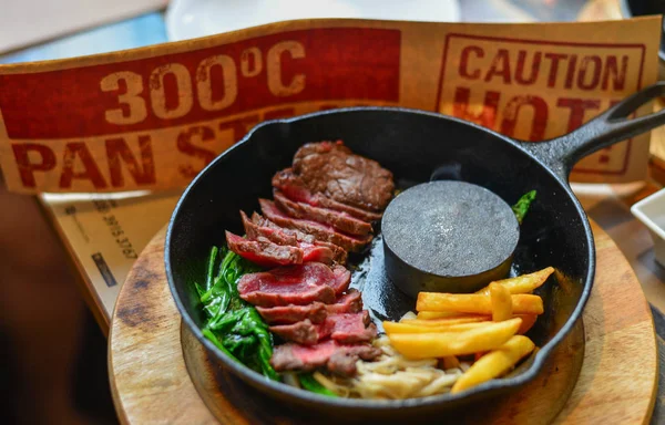 Saigón Vietnam Febrero 2019 Barbacoa Ahumada Tradicional Tokachi Wagyu Carne — Foto de Stock