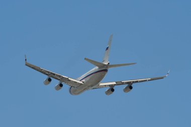 Rus hükümeti uçak gökyüzünde 