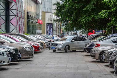 Bir park yerinde Nanning, Çin