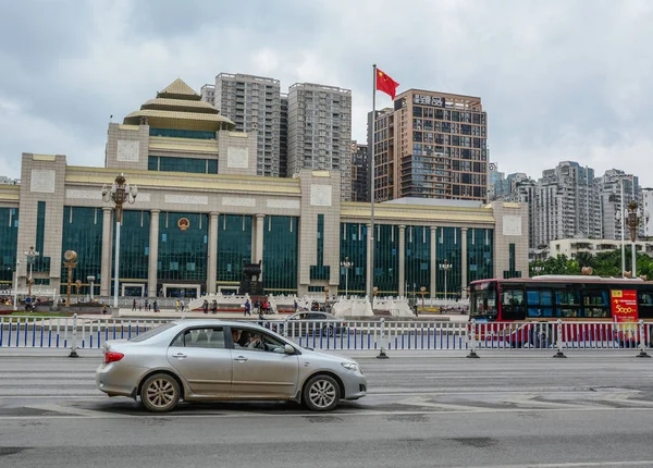 Place de la ville de Nanning, Chine — Photo