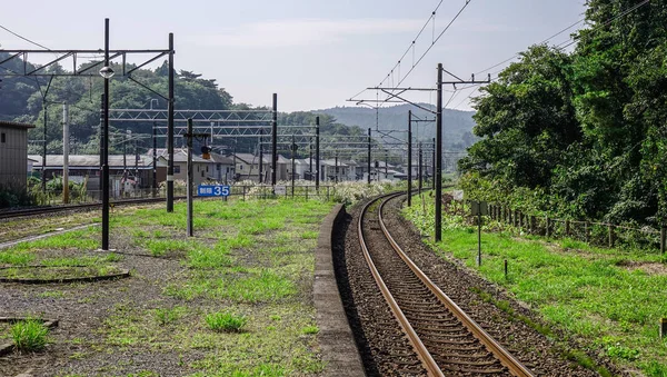 Architettura di una stazione ferroviaria rurale — Foto Stock