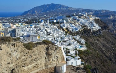 Güzel Santorini Adası, Yunanistan 