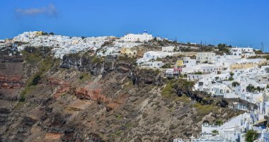 Güzel Santorini Adası, Yunanistan 