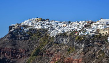 Güzel Santorini Adası, Yunanistan 