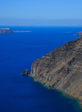 Güzel Santorini Adası, Yunanistan 