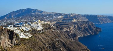 Güzel Santorini Adası, Yunanistan 