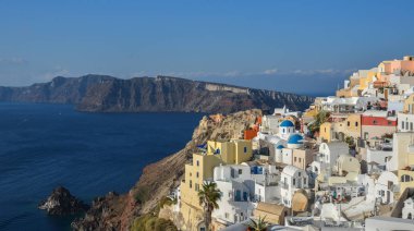 Güzel Santorini Adası, Yunanistan 