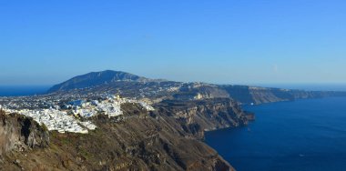 Güzel Santorini Adası, Yunanistan 