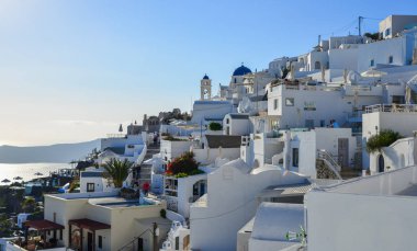 Güzel Santorini Adası, Yunanistan 