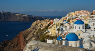 Güzel Santorini Adası, Yunanistan 