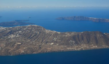 Küçük adaların havadan görünümü 