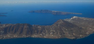 Küçük adaların havadan görünümü 