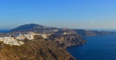 Güzel Santorini Adası, Yunanistan 