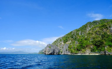 Deniz manzarası Coron Adası, Filipinler 