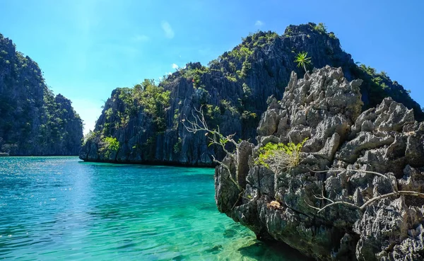 Marinmålning av Coron Island, Filippinerna — Stockfoto