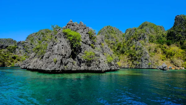 Marinmålning av Coron Island, Filippinerna — Stockfoto