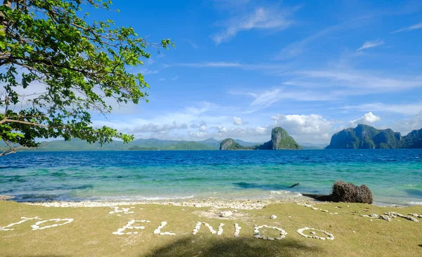 Paisaje marino de Coron Island, Filipinas — Foto de Stock