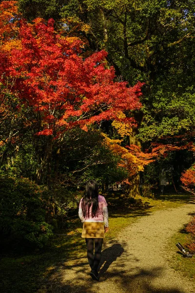 Paisajes otoñales de Kyoto, Japón — Foto de Stock