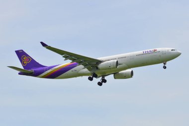 Bangkok havaalanında açılış yolcu uçak